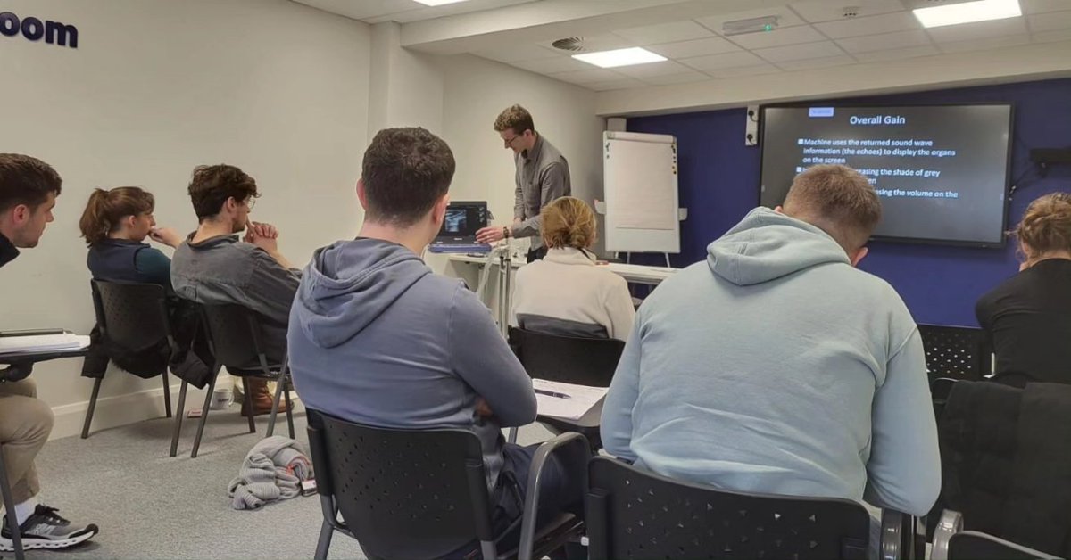 XLVetsIreland's tweet image. Our XLVets Skillnet Veterinary Graduate Programme module “Basics of Ultrasound Scanning” took place today. This session was delivered by Seamus Hoey MVB, DipECVDI, DipACVR(DI,EDI),s MRCVS.

#veterinary #graduateprogramme #ultrasoundscanning #basics #practical