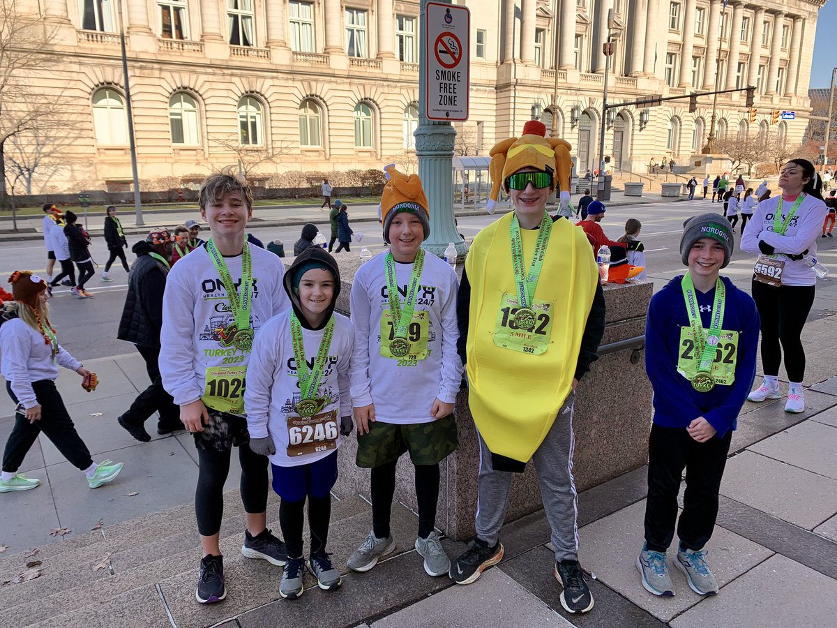 Turkey Trot! Thankful for the friendship shared by these boys.