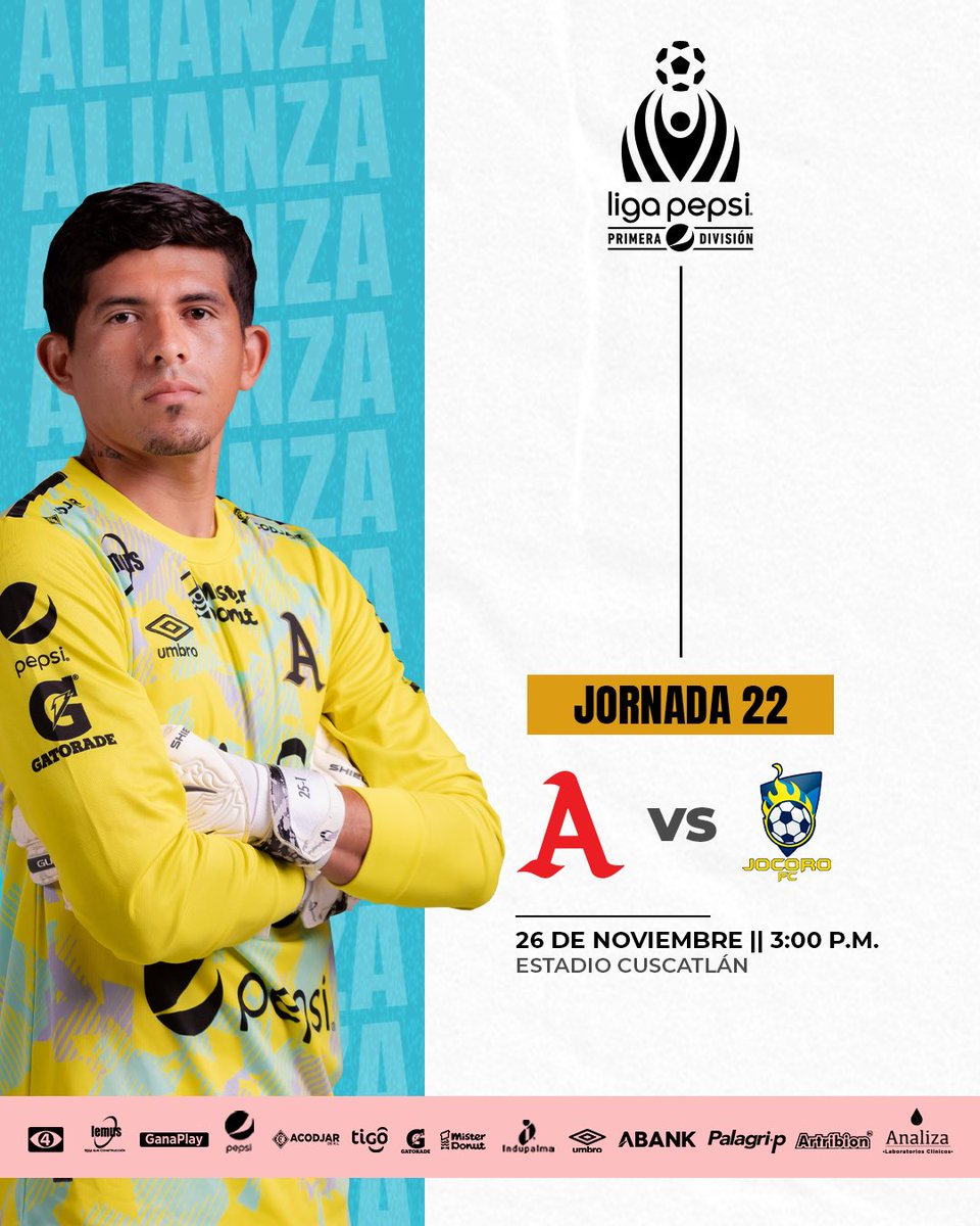 AlianzaFC_sv's tweet photo. 🔄🏠 ¡𝐃𝐄 𝐕𝐔𝐄𝐋𝐓𝐀 𝐀 𝐂𝐀𝐒𝐀! 🏟️ 

A cerrar la fase regular de la mejor manera en el 𝒆𝒔𝒕𝒂𝒅𝒊𝒐 𝑪𝒖𝒔𝒄𝒂𝒕𝒍𝒂́𝒏.👊🏼🅰️

🆚 Jocoro
⌚️ 3:00 p.m.
🗓️ Domingo 26
🚪 Partido a puerta cerrada 

#AlianzaFC | #MásAliancistaQueNunca https://t.co/OTfDtAmIqG