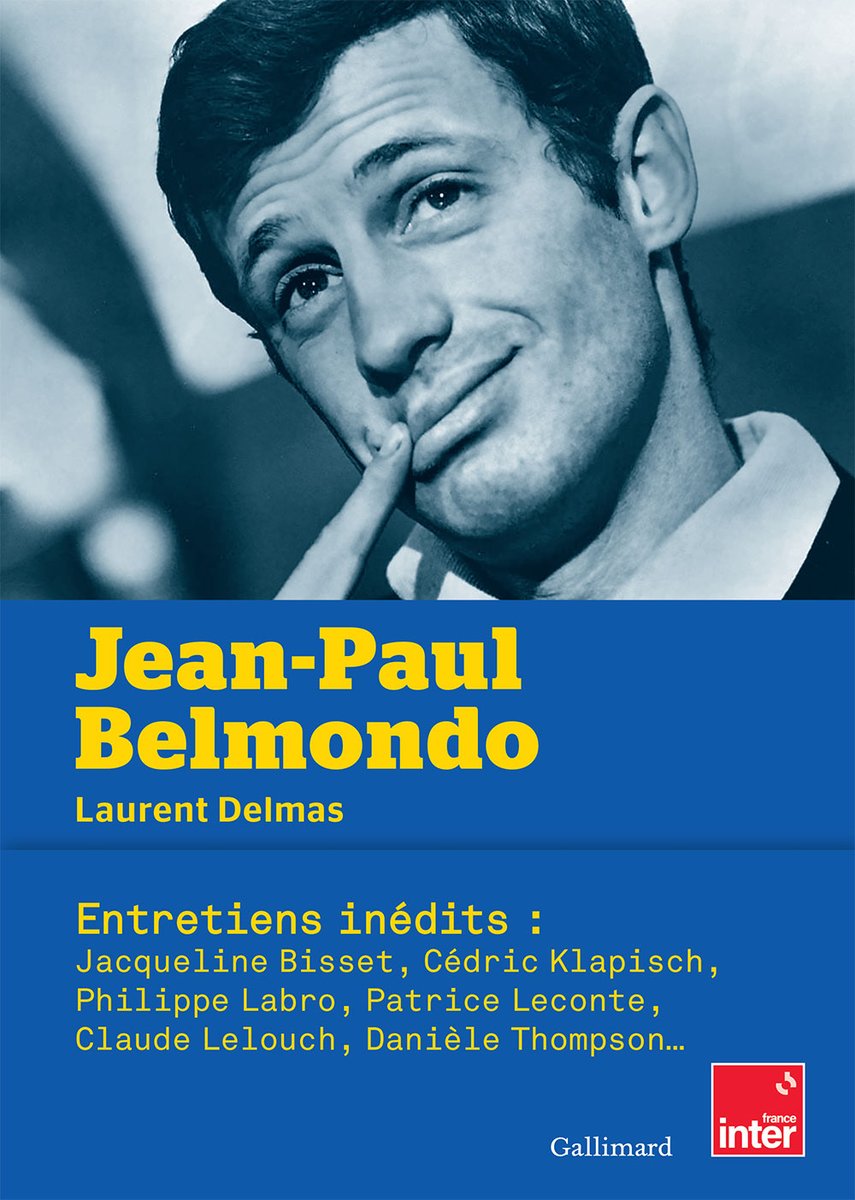 #VendrediLecture 📚 @LtDelmas explore une nouvelle figure du cinéma français : Jean-Paul Belmondo. Il revient sur la filmographie éclectique et riche de l’acteur, qui a su traverser les époques et emporter le ❤️du public. @franceinter @Gallimard @EditionsRF