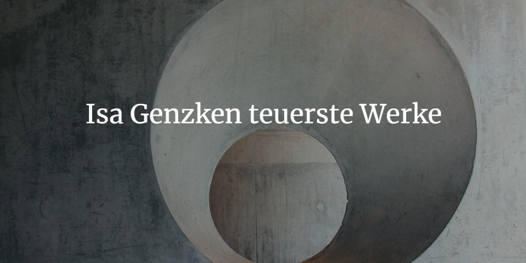 Isa Genzkens "Weltempfänger" Skulptur sorgt seit Wochen für Schlagzeilen. Wir haben uns mal mit den Preisen ihrer Werke beschäftigt. Natürlich auch dem Weltempfänger. artinfo24.com/kunstmarkt/new… #genzken #isagenzken