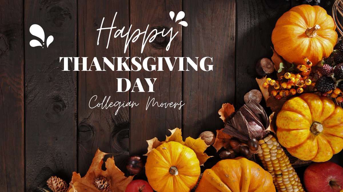 CollegianMovers's tweet photo. 🍁 This Thanksgiving, we want to express our deepest appreciation to our wonderful customers. From all of us at Collegian Movers, may your day be filled with warmth, laughter, and delightful memories! 🏡📦 https://t.co/x44jbUGAzb