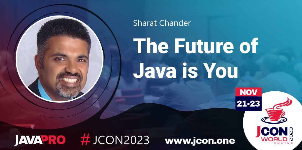 JCON (@jcon_conference) on Twitter photo Check out the new #JCON2023 π₯ with <a href="/Sharat_Chander/">Sharat Chander @sharatchander.bsky.social</a>: The future of Java is you
For more than 25 years, #Java has empowered developers to create the next generation of rich, #scalable, and #secure applications. Itβs shaped the world we live in ...
Watch: youtu.be/Lcfq5CYLleY Check out the new #JCON2023 π₯ with <a href="/Sharat_Chander/">Sharat Chander @sharatchander.bsky.social</a>: The future of Java is you
For more than 25 years, #Java has empowered developers to create the next generation of rich, #scalable, and #secure applications. Itβs shaped the world we live in ...
Watch: youtu.be/Lcfq5CYLleY
