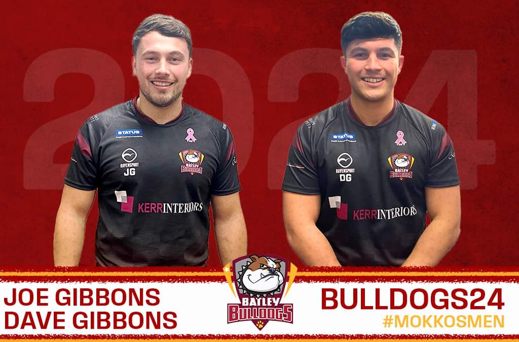 Get in lads let's hope 2024 is your season welcome to batley Joe and dave gibbons