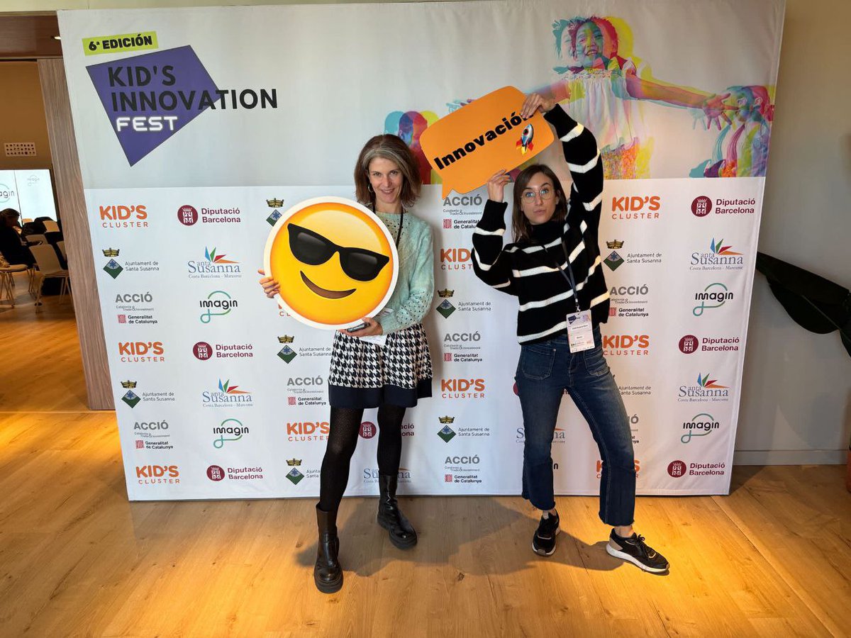 AbacusCoop's tweet photo. Avui hem gaudit al Kid's Innovation Fest gràcies a @KIDSCLUSTER.
Ha estat una jornada plena d'aprenentatges!
#KIDSINNOVATIONFEST https://t.co/MofCSSiDBX