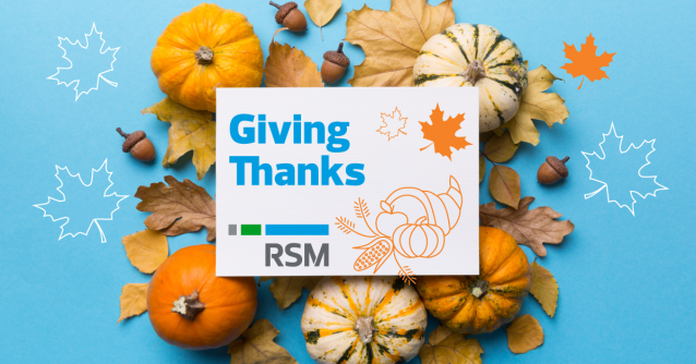 I'm thankful for all the wonderful colleagues I've come to know here at @RSMUSLLP and the friendships I've built over my career here so far. Looking forward to the future! #BeYouatRSM rsm.buzz/47pIP1v
