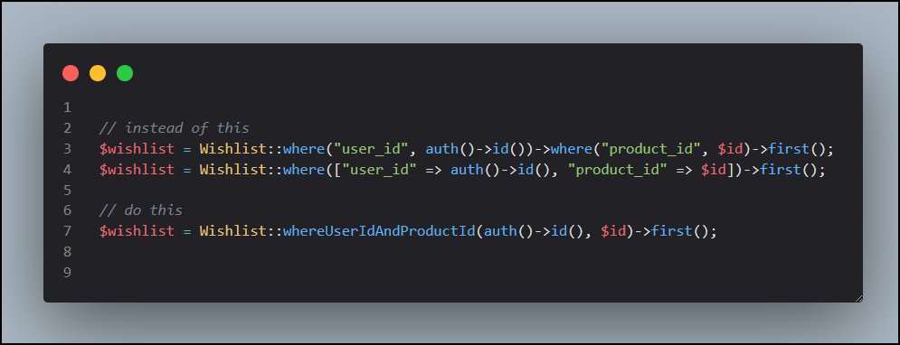 Laravel tip of the day
Using compound eloquent method 
#laravel #tips #laraveldeveloper