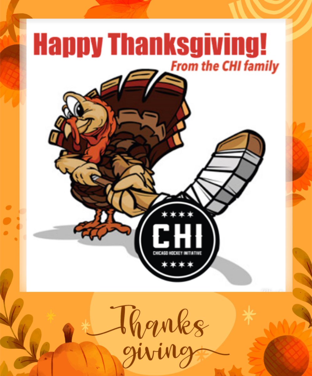 ChiHockeyInit's tweet photo. From our family to yours #HappyThanksgiving, enjoy the day!!

#GrowTheGame #GobbleGobble https://t.co/F5TSU45Oac