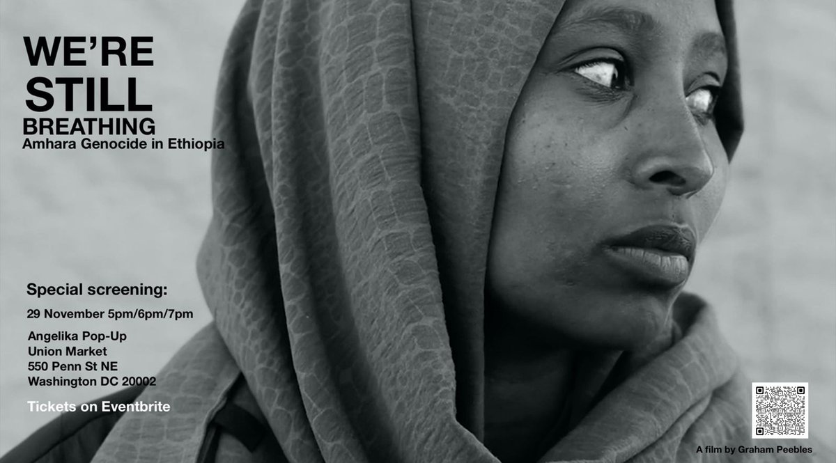 I have directed a documentary about the Amahra genocide. Special screenings are taking place in Washington and Dallas. If your in the area, grab a ticket at Eventbrite.