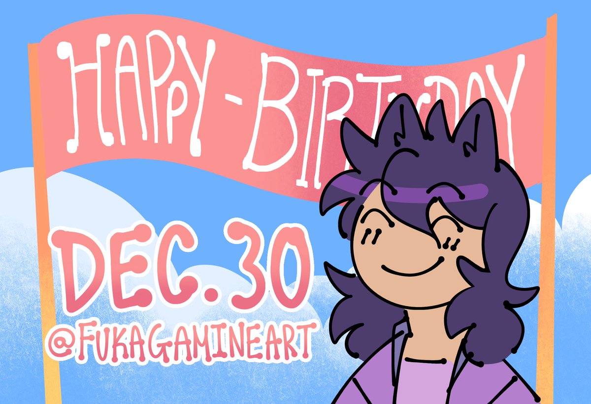 HallsSMP's tweet photo. Happy birthday, @fukagamine !! https://t.co/OTpIH0ZA6e