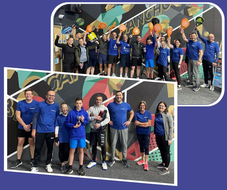 Another Ashgates vs Handelsbanken challenge completed, this time it involved Padel! 🎾 

Unfortunately, it meant another loss for Ashgates making the score 6-4 Handelsbanken! 🏆 

#WheresTheTrophyGone