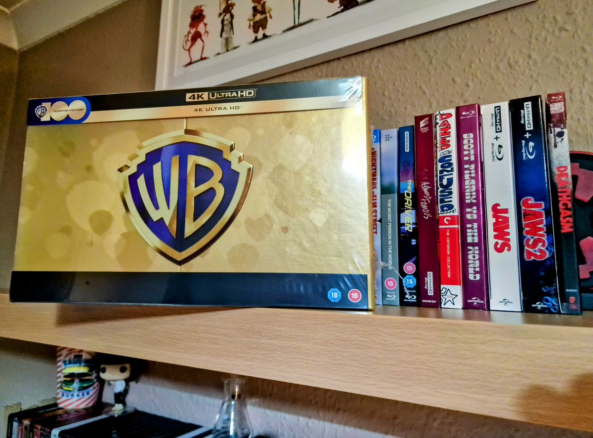 mikeycubed's tweet image. Absolute stunner of a Patreon prize from the amazing @AVForums and @WarnerBrosUK 😍

30 4k films celebrating 100 years of Warner Bros. all in a beautiful set.

And huge thanks as always to the legend Cas for organising it all and the safe delivery 💙

#AVForums #WB100 #4k