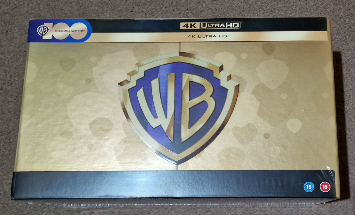 mikeycubed's tweet image. Absolute stunner of a Patreon prize from the amazing @AVForums and @WarnerBrosUK 😍

30 4k films celebrating 100 years of Warner Bros. all in a beautiful set.

And huge thanks as always to the legend Cas for organising it all and the safe delivery 💙

#AVForums #WB100 #4k