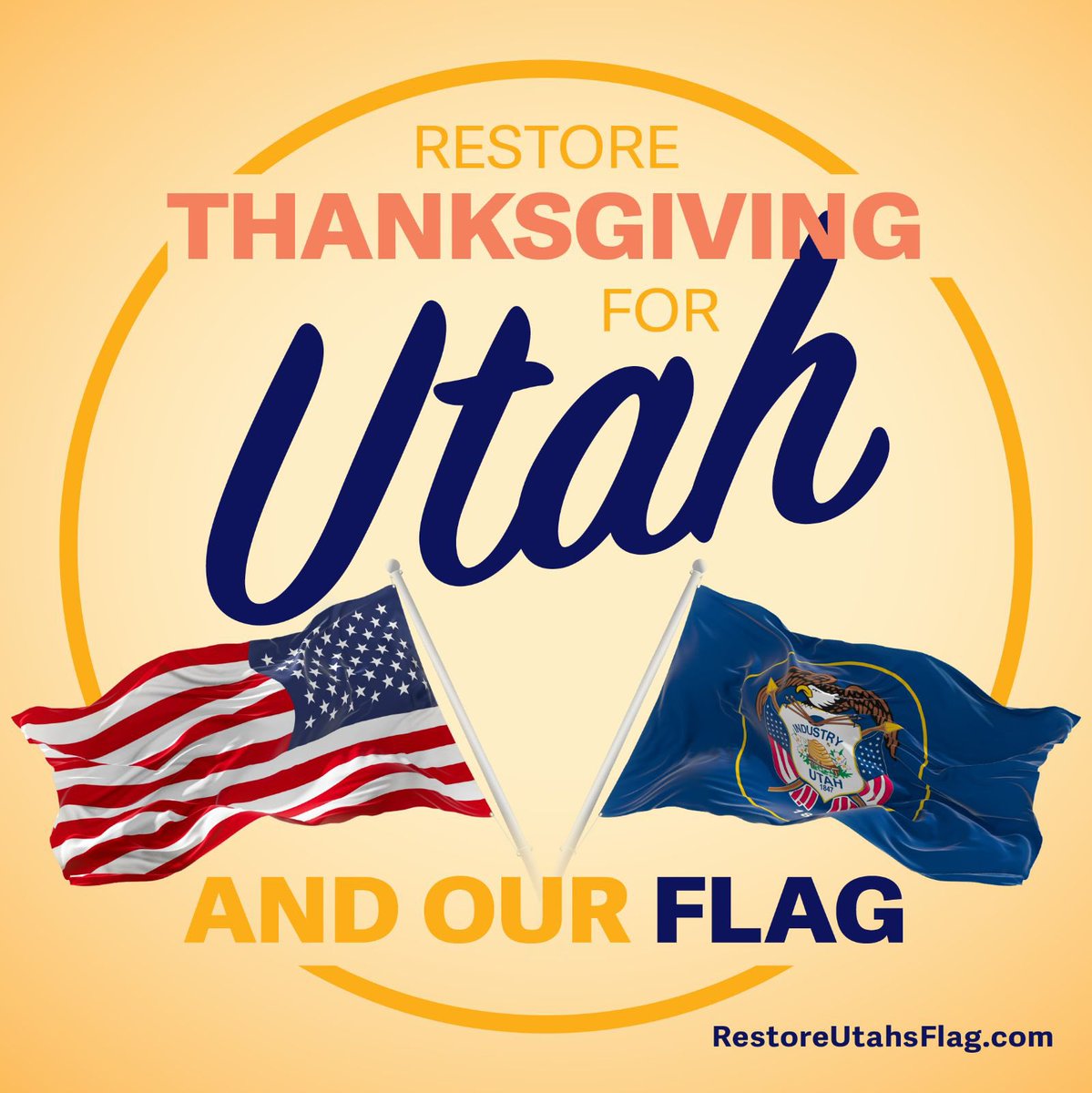 RestoreUtahFlag's tweet photo. 🍁 Wishing the beautiful people of the state of #Utah a Thanksgiving filled with the warmth of gratitude and the joy of unity.

🍁Grateful for beautiful stunning Utah landscapes as well as the bonds that bring communities together. 

🍁May we work to preserve our heritage and all that we hold dear.

#Utah #Utahflag
#RestoreUtahsFlag
#SaltLakeCity
#Riverton
#CacheValley
#Davis
#Weber
#UtahValley
#StGeorge
#CedarCity
#Moab
#Vernal