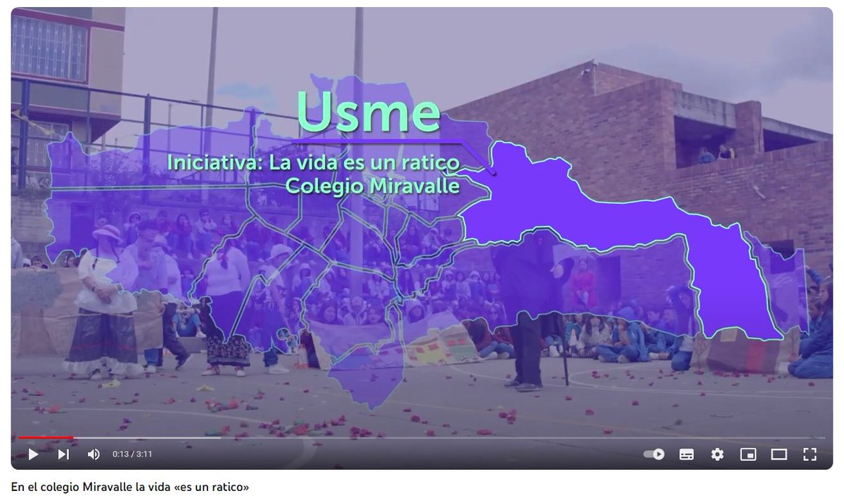 Educacionbogota's tweet image. #ProgramaECO
En el Colegio Miravalle &quot;La vida es un ratico&quot;. Agradecemos el compromiso de la comunidad educativa y su rectora por hacer florecer este #ClubdeAbuelos. 
Las vidas se transforman, y los lazos entre colegio y vecinos se fortalecen youtu.be/eX7flw0oGn0?si… 💙