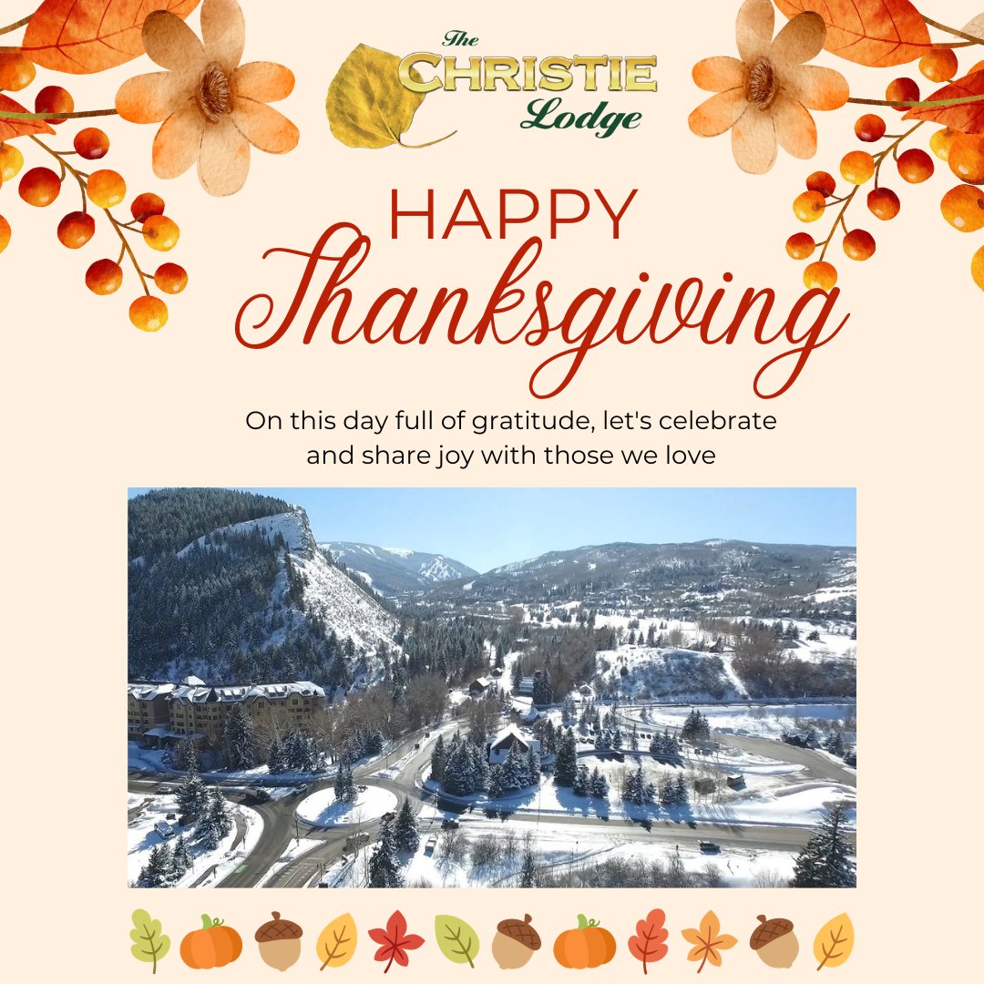 christielodge's tweet photo. Happy Thanksgiving from the Christie Lodge Staff! https://t.co/f9PH0q8Ze9