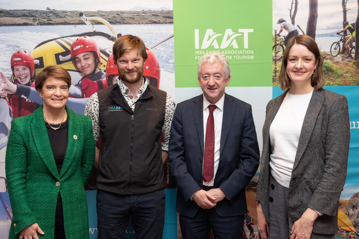 We would like to thank our supporting partners @NITouristBoard @Failte_Ireland @VisitDublin @FareHarbor for their support during our 5th annual Adventure Tourism conference. #IAAT23 @Fingalcoco