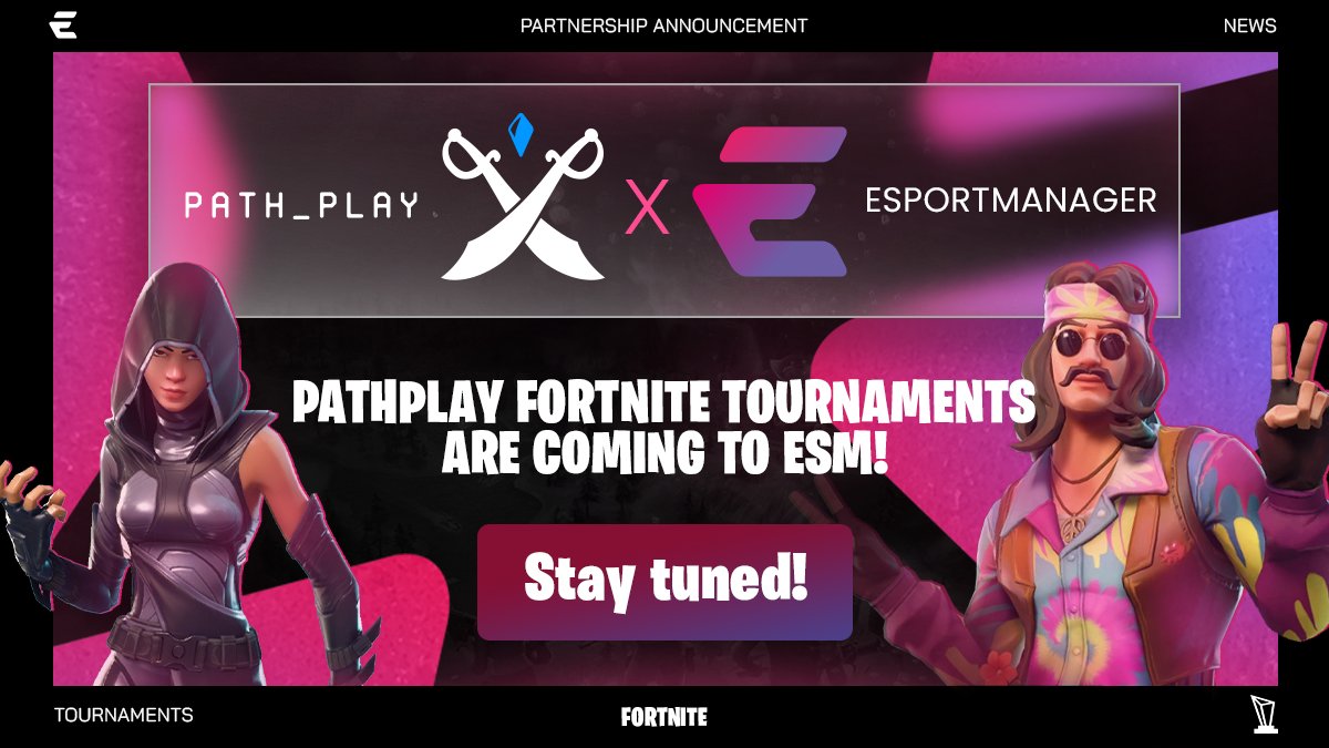MetaPlayersGG's tweet photo. ๐ค PathPlay x EsportManager ๐ค
North America has joined the #MetaPlayers chat!
@PathPlay_io will hold unique @FortniteGame tournaments on https://t.co/lTW3iuRLlP
GG? GG! https://t.co/1to1QJQDUc