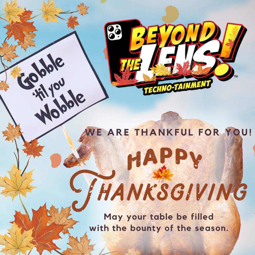 BTLAttraction's tweet photo. Happy Thanksgiving on behalf of Beyond The Lens. May your day be filled with love, gratitude, and joy. Enjoy the feast with your loved ones!🦃🍗😋 https://t.co/auzuwVFVPW