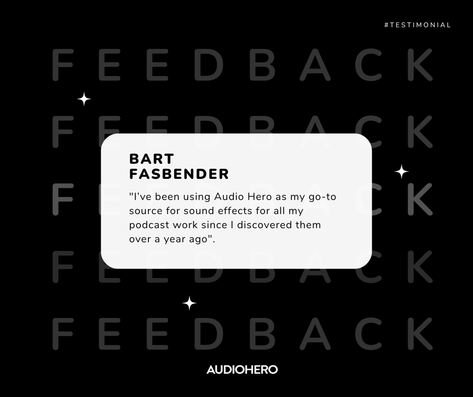 🌟 Our clients say it best! 🚀 Elevate your audio game with Audiohero. 

Your story, our soundtrack. Let's create something extraordinary together! 🎶✨ 

Check us out at audiohero.com 

#ClientLove #soundeffects #sounddesign