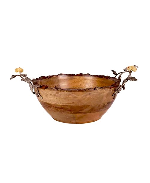 What is the best holiday bowl for Thanksgiving; The Fitz & Floyd Woodgrove Serving Bowl. #Thanksgiving #HolidayBowl