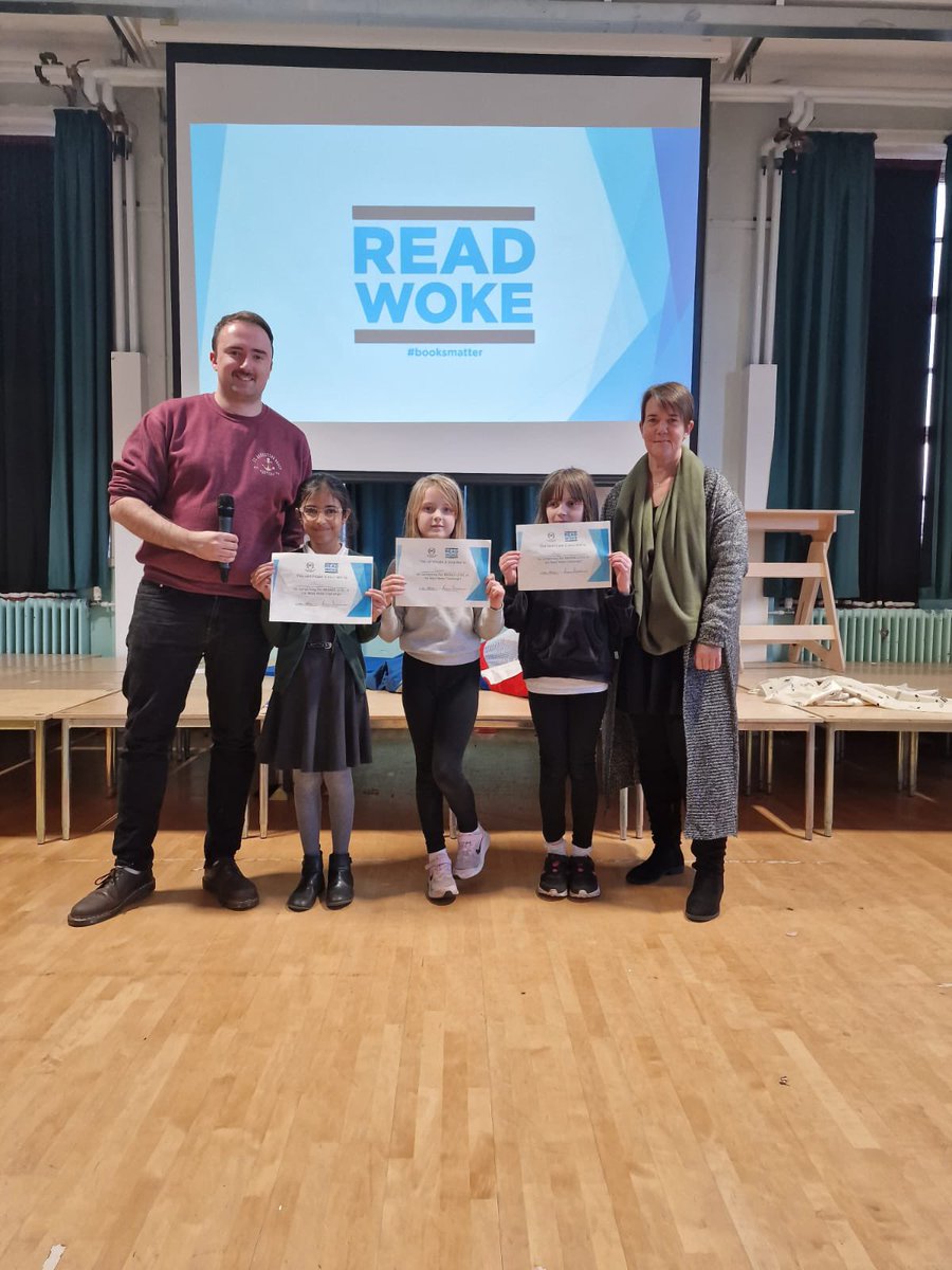 Massive well done to the first 3 recipients of the Read Woke Challenge bronze award! These pupils have shown a great commitment to reading books covering a range of different topics relating to equality and diversity - next stop, silver! 👏🏻 #ReadWoke #murrayburnlife @murrayburnht