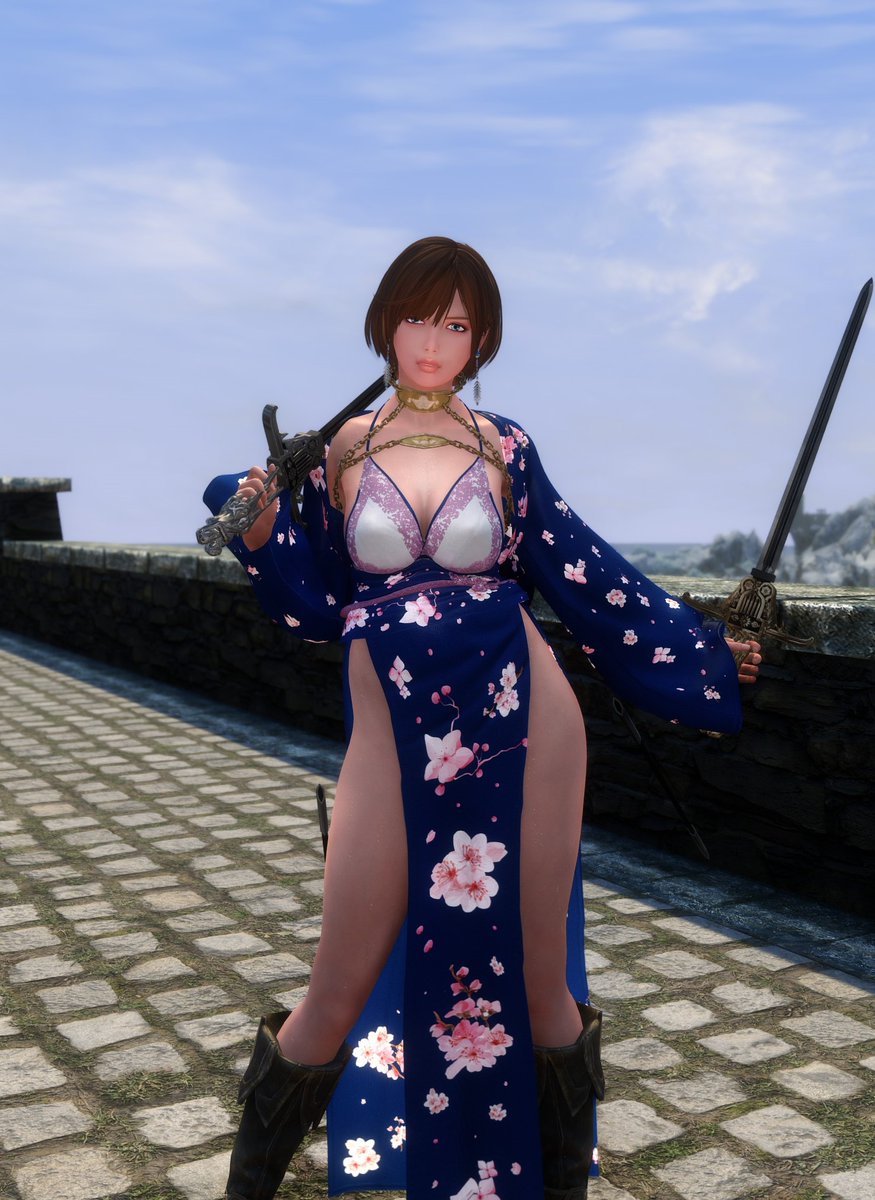 ELLE - Hot Style Kimono 3BA-BHUNP🥰
#SkyrimAE