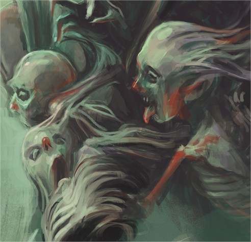 Un très chouette WiP ! Trois interprétations du livre "Mondocane" de Jacques Barbéri, édité par les <a href="/editionslavolte/">La Volte</a>. C'est @zariel_work  qui m'a proposé ce projet pour célébrer les 20 ans des éditions !
#art #scifi #scifiart #illustration #digitalart #digitalpainting