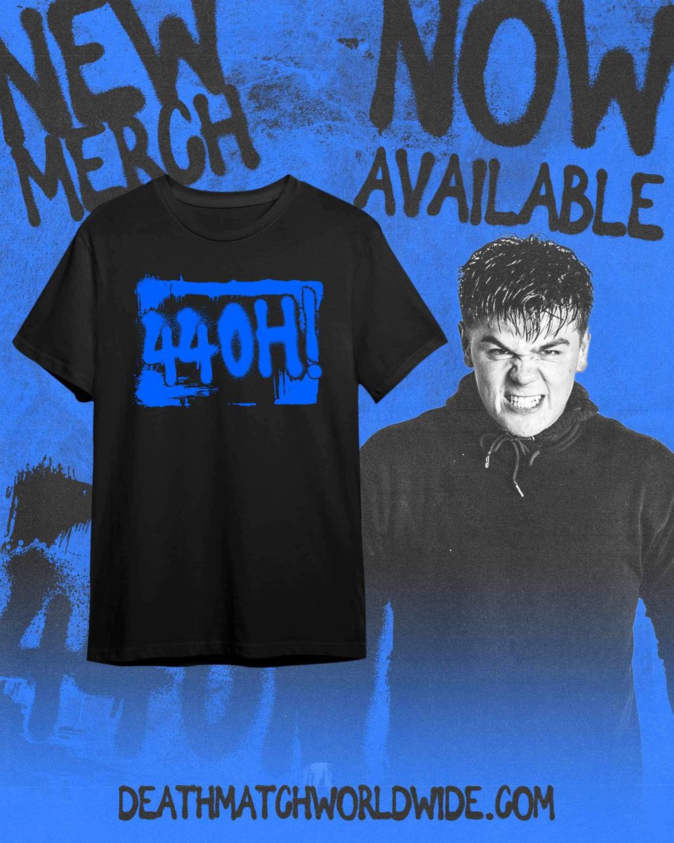 🚨 NEW MERCH • NOW AVAILABLE 🚨 

@DMWWofficial

#44OH 

deathmatchworldwide.com/category/44oh