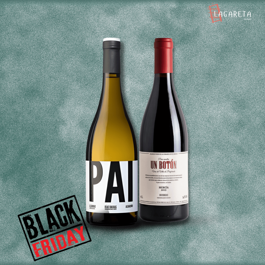 LagaretaG's tweet photo. ¿Listo para sorprender a tus invitados con los mejores vinos? 🍷🎉
 Nuestro pack Rias Baixas-Bierzo que incluye un albariño de @BodegasAlbamar y un vino tinto de Mencía de @bodegaencimawines, perfectos para cualquier ocasión especial. ¡No te quedes sin él! 🛍️ https://t.co/bId7mrCCGa