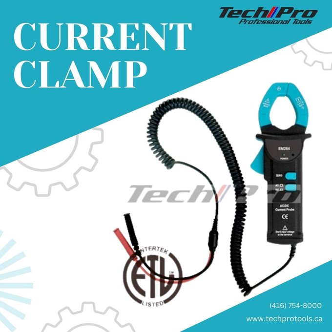 TechProTool's tweet photo. A current clamp measures electric current flowing through a wire, cable, bulbar, or other conductor.  Check out the current clamp from Techprotools at https://t.co/7jSL2gnQuI
#Tech_Pro_Tools #Current_Clamp #Electrical_Diagnostic_Tools #Hand_Tools https://t.co/LKtEo6GHLL