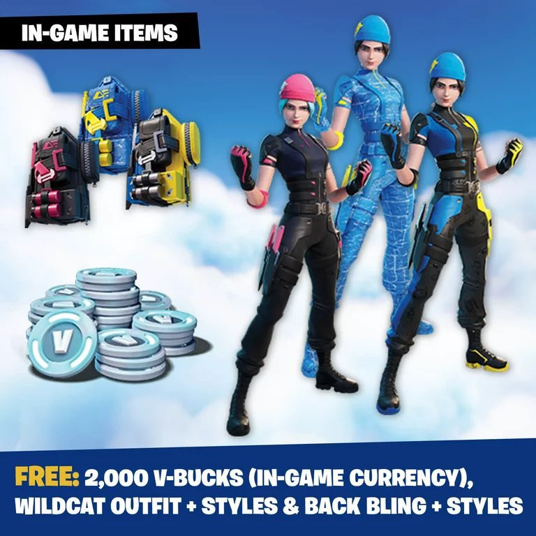 amagicmantv's tweet photo. Wildcat Skin Giveaway ($500) 🪄 

To enter:
-Like &amp; Retweet 
-Follow Me &amp; @Darth_Maul06 with Notifications On 🔔 

Ends on December 24th ⏰ 

#fortnite #FortniteBigBang #FortniteEvent https://t.co/nxhoZAxKnw