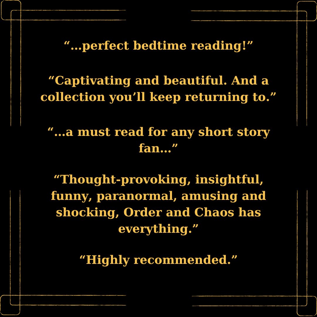 We are thrilled to have already received such wonderful reviews for our latest anthology, Order And Chaos. If you too have enjoyed reading it, please consider leaving a review and let us know what you thought. AMAZON: amazon.co.uk/Order-Chaos-Sh… #BreakthroughBooks #OrderAndChaos