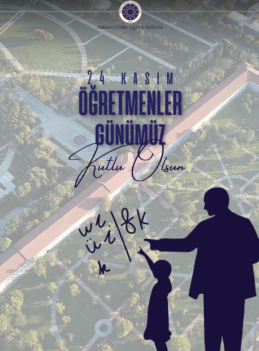 YTU Foreign Languages Teaching Department (@yildizeduyde) on Twitter photo "Eğitimdir ki bir milleti ya hür, bağımsız, şanlı, yüksek bir topluluk halinde yaşatır; ya da milleti esaret ve sefalete terk eder."
Başöğretmenimiz Mustafa Kemal Atatürk ve tüm öğretmenlerimizin öğretmenler günü kutlu olsun!
<a href="/GulruYuksel1/">Gülru Yüksel</a> "Eğitimdir ki bir milleti ya hür, bağımsız, şanlı, yüksek bir topluluk halinde yaşatır; ya da milleti esaret ve sefalete terk eder."
Başöğretmenimiz Mustafa Kemal Atatürk ve tüm öğretmenlerimizin öğretmenler günü kutlu olsun!
<a href="/GulruYuksel1/">Gülru Yüksel</a>
