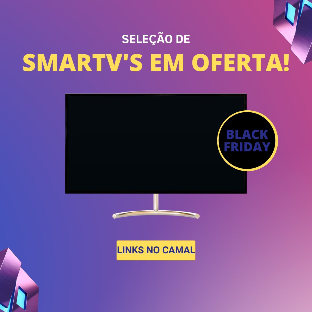 🚨Seleção de TVs em OFERTA!
#BlackFriday2023

🔗Links no Grupo: t.me/ofertasafilive…

🖥️SmartTV 32” Philco Android, LED
💸 R$ 899

🖥️SmartTV Philips 50" 4K, Google TV, Comando de Voz
💸 R$ 1.999

🖥️SmartTV Philips 55" 4K, Google TV, Comando de Voz
💸 R$ 2.059
⬇️⬇️⬇️⬇️⬇️⬇️⬇️