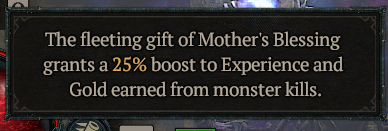 GamingBrownebag's tweet photo. @Diablo In game it says 25% though? https://t.co/mGzivUOXep