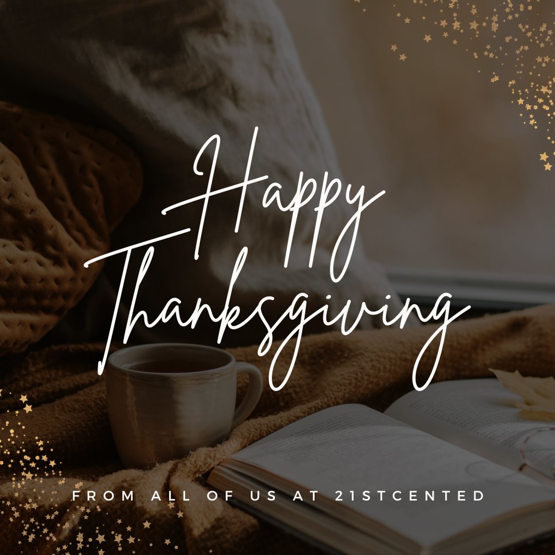 'I truly hope you and your families have a wonderful Thanksgiving filled with peace, love, laughter, and rest.' - Marlon Lindsay CEO | Founder (21stCentEd)
