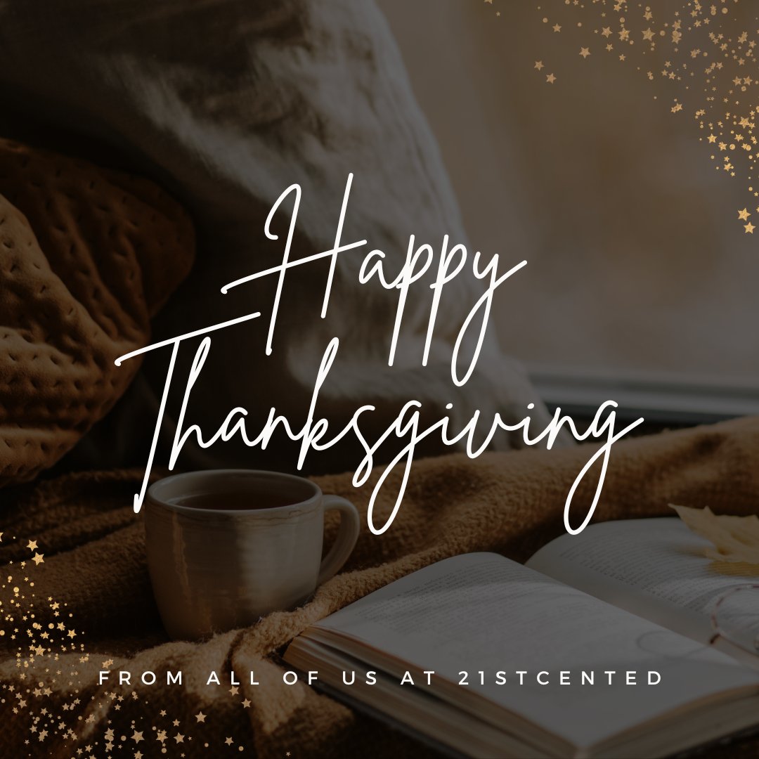 "I truly hope you and your families have a wonderful Thanksgiving filled with peace, love, laughter, and rest." - Marlon Lindsay CEO | Founder (21stCentEd)