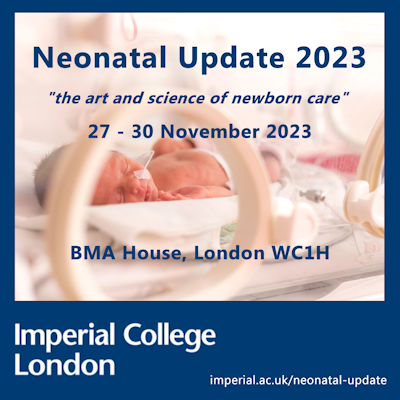 We are very excited that #neonatalupdate 2023 is happening next week! We are looking forward to welcoming our impressive speakers and a great group of delegates to @BMAHousevenue on Monday @imperialcollege @Vapotherm @momincubators @InspHealthcare #NICU #newborn