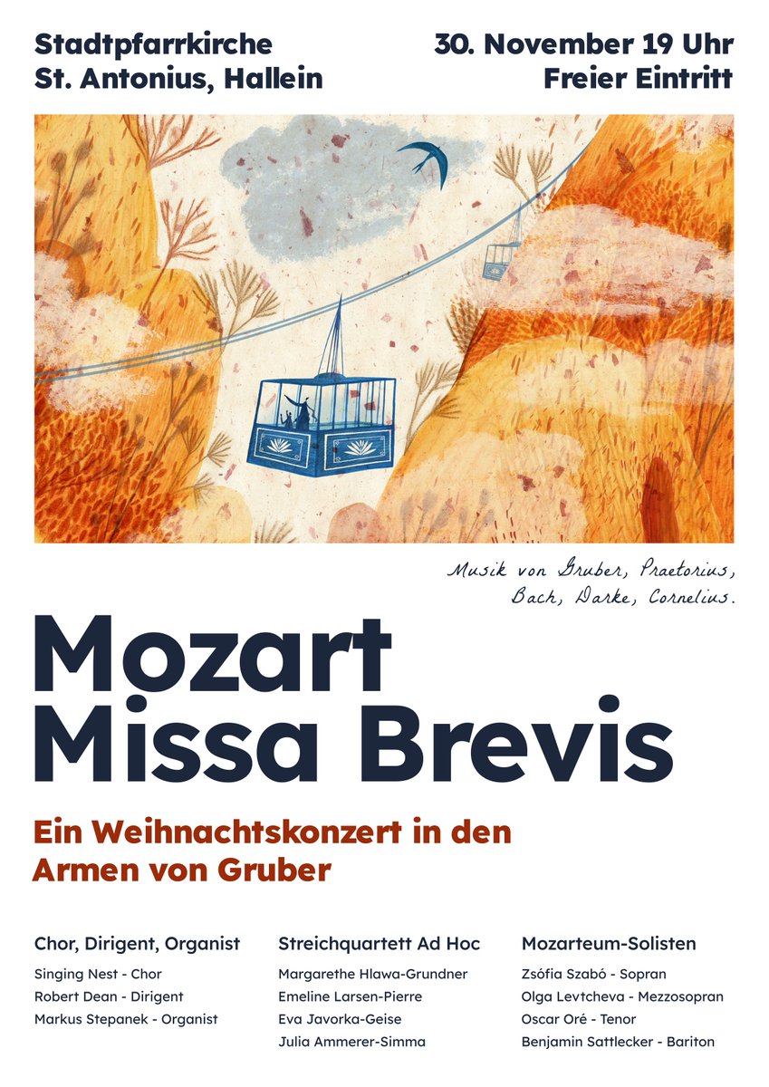 singingholidays's tweet photo. https://t.co/Ay3WlnBuND
#hallein, #gruberandmore, #salzburg, #konzertsalzburg, #konzerthalleim, #gruber, #mozartsalzburg https://t.co/7WB0u6TR4L
