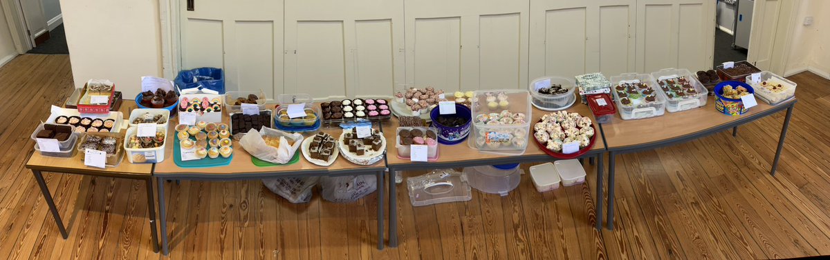 SHSKJuniors's tweet photo. Well done to all our y5&6 star bakers! The Junior Dept St Kate’s Day cake stall raised over £200! 👏🏼 🎂 🍰 🧁 🍪 Thank you to all the family and friends who helped make these yummy creations. #StKatesDay https://t.co/z45hpSozLf