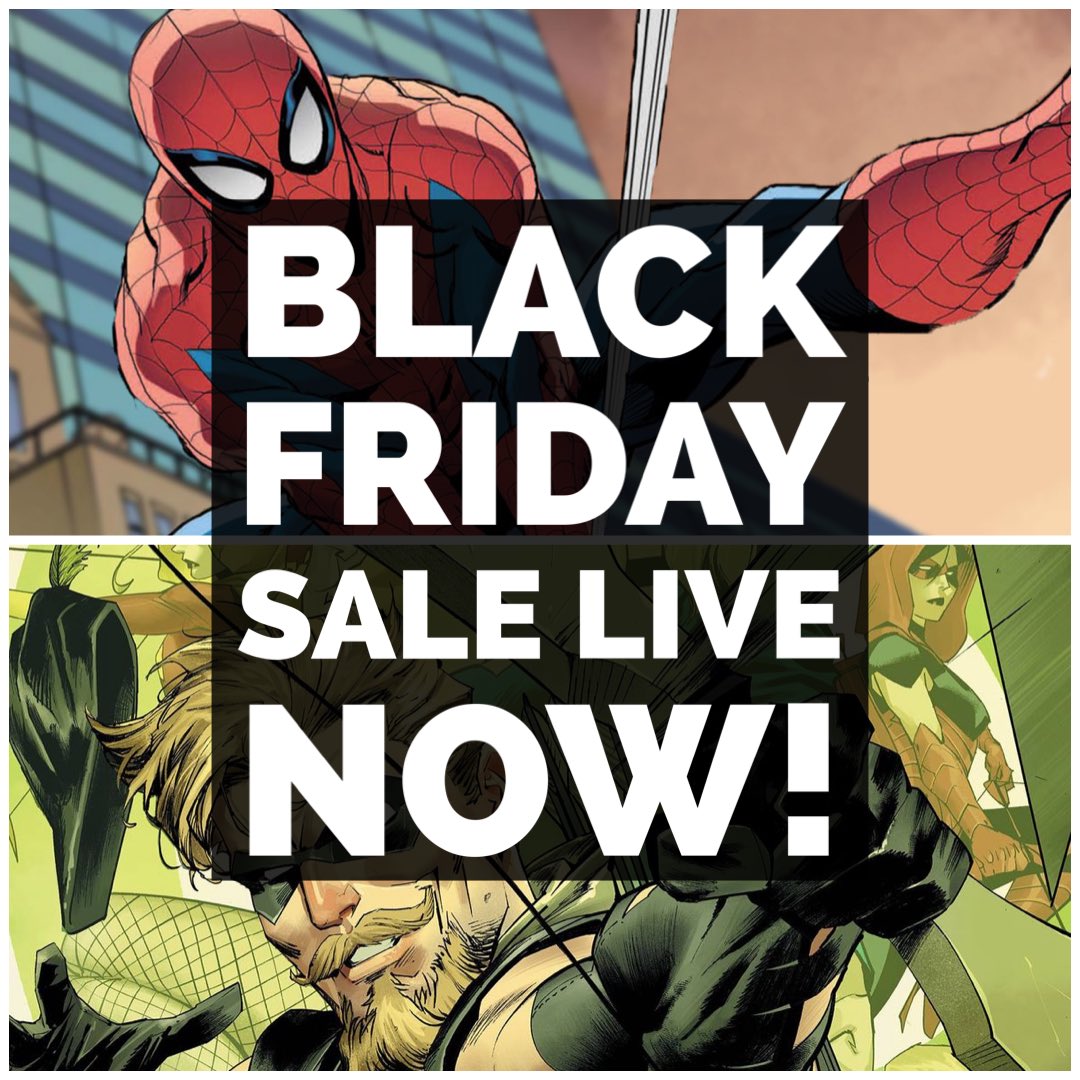 The first part of our Black Friday Sale is live now! Hundreds more books will go on sale throughout the day so stay tuned for updates! cheapgraphicnovels.com/black-friday-s…