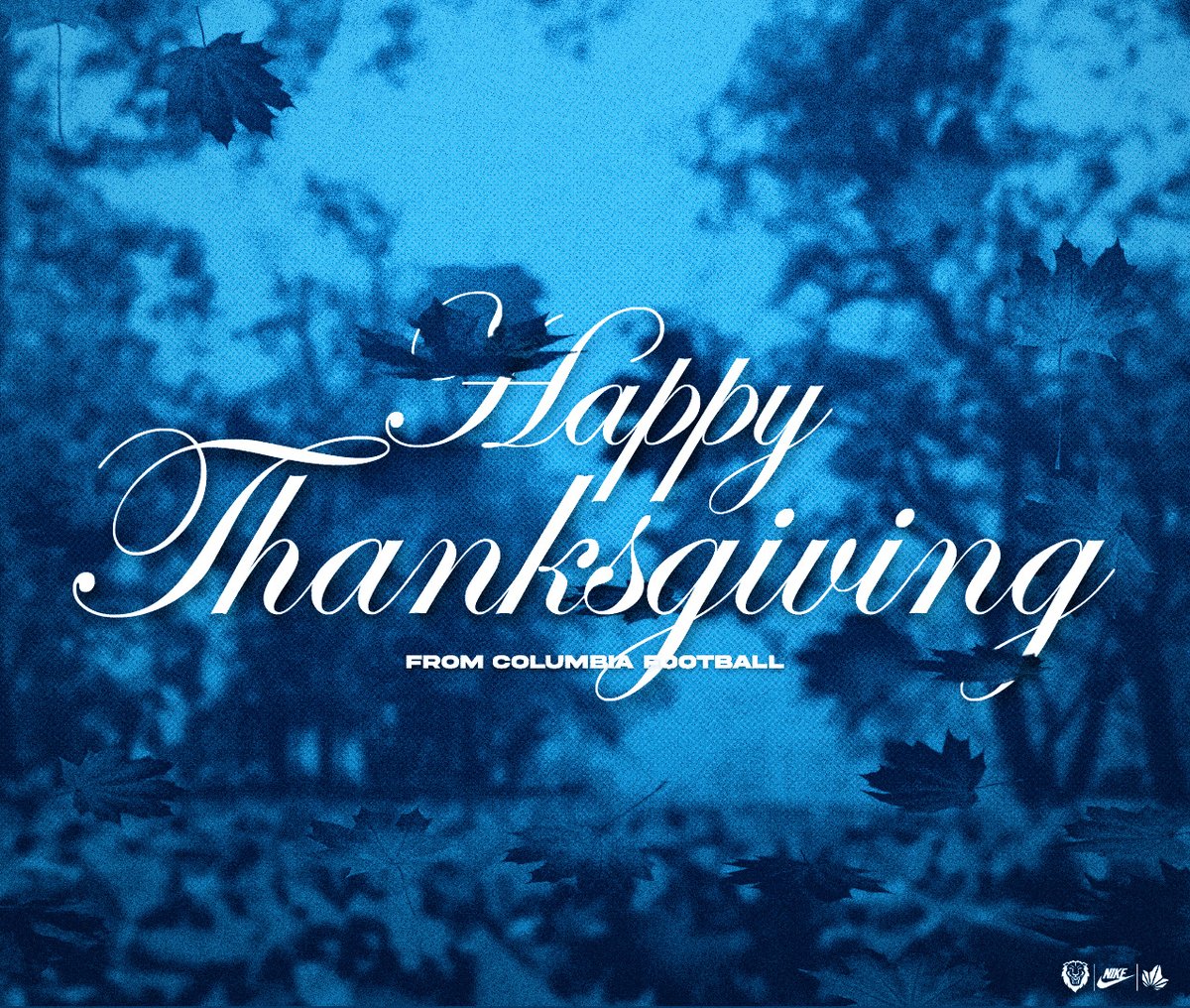 #HappyThanksgiving from Columbia Football 🦁🦃

#OnlyHere | #RoarLionRoar