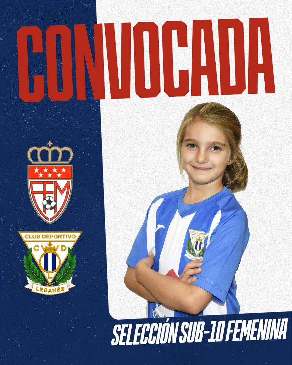 CDLeganesFS_Fem's tweet photo. SELECCIÓN | ¡Nueva seleccionada con la @RFFM_FutbolSala Sub-10! 
Natalia disfrutará del próximo entrenamiento junto a Martina y Sara.

¡A seguir trabajando!⚒️

#VamosLega💙🥒🤍 https://t.co/UeBQQYFTIt