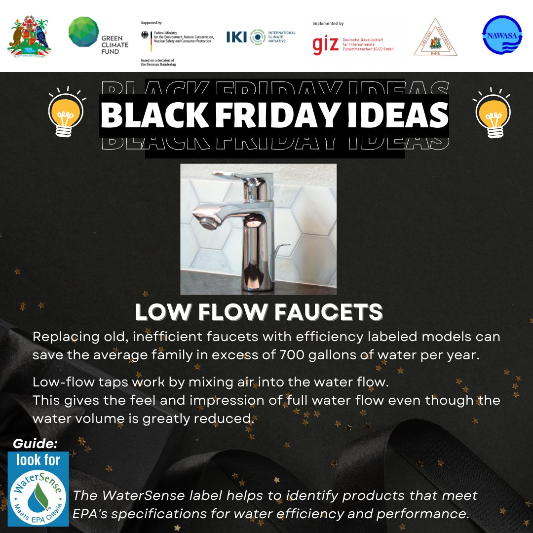 Upgrade your home with water-saving essentials this Black Friday! 🚿💦 Check your local retail stores for unbeatable deals on aerators and low-flow faucets – conserve water, save money! 🌍💙 #BlackFridayDeals #WaterWisely #SustainableHome