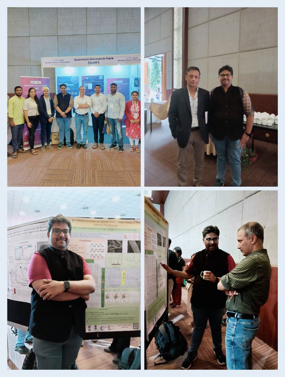 Just finished an engrossing int'l conference #RPGR2023 in BLR. Met many old friends inc. my mentor <a href="/ArindamPhysics/">Arindam Ghosh</a> , &amp; made new connections. Supported generously by <a href="/GITAMUniversity/">GITAM Deemed University</a>, <a href="/IIScQuanTech/">IQTI & QuRP</a> and GoK. Presented a poster on my recent unpublished work.