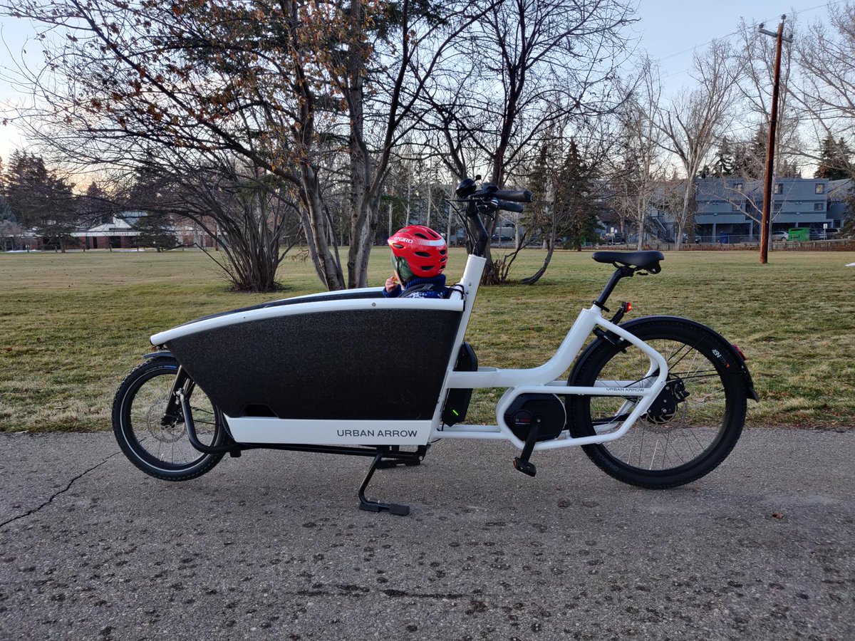 Soooo... after much mulling, we went for it. Very excited about cargo bike life!🚲#yycbike #cargobike