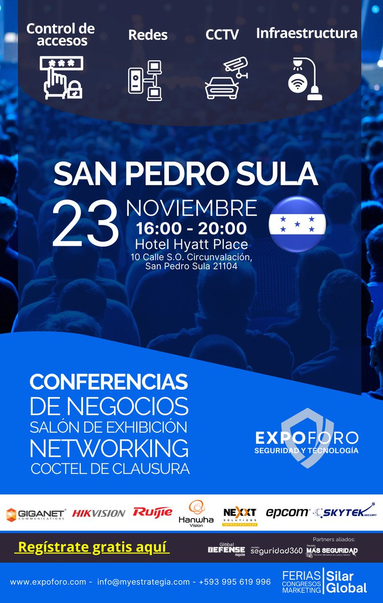 ExpoForo's tweet photo. Estamos Listos hoy para cerrar el 2023 de la mejor manera, con grandes expositores y un selecto grupo de asistentes profesionales en la bella San Pedro Sula. https://t.co/ltcEvnBbOl