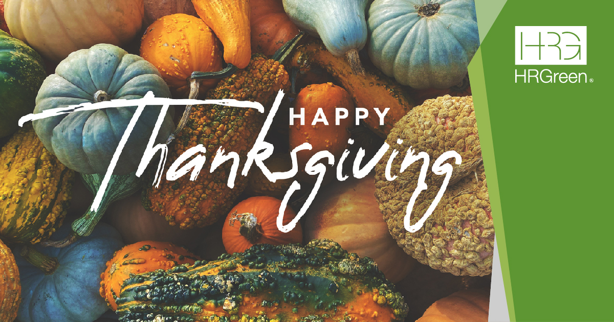 This Thanksgiving, we at HR Green extend our heartfelt gratitude to our incredible team and the communities we serve. We're grateful for the opportunity to positively impact, foster sustainable solutions, and build resilient communities. Happy Thanksgiving from HR Green!