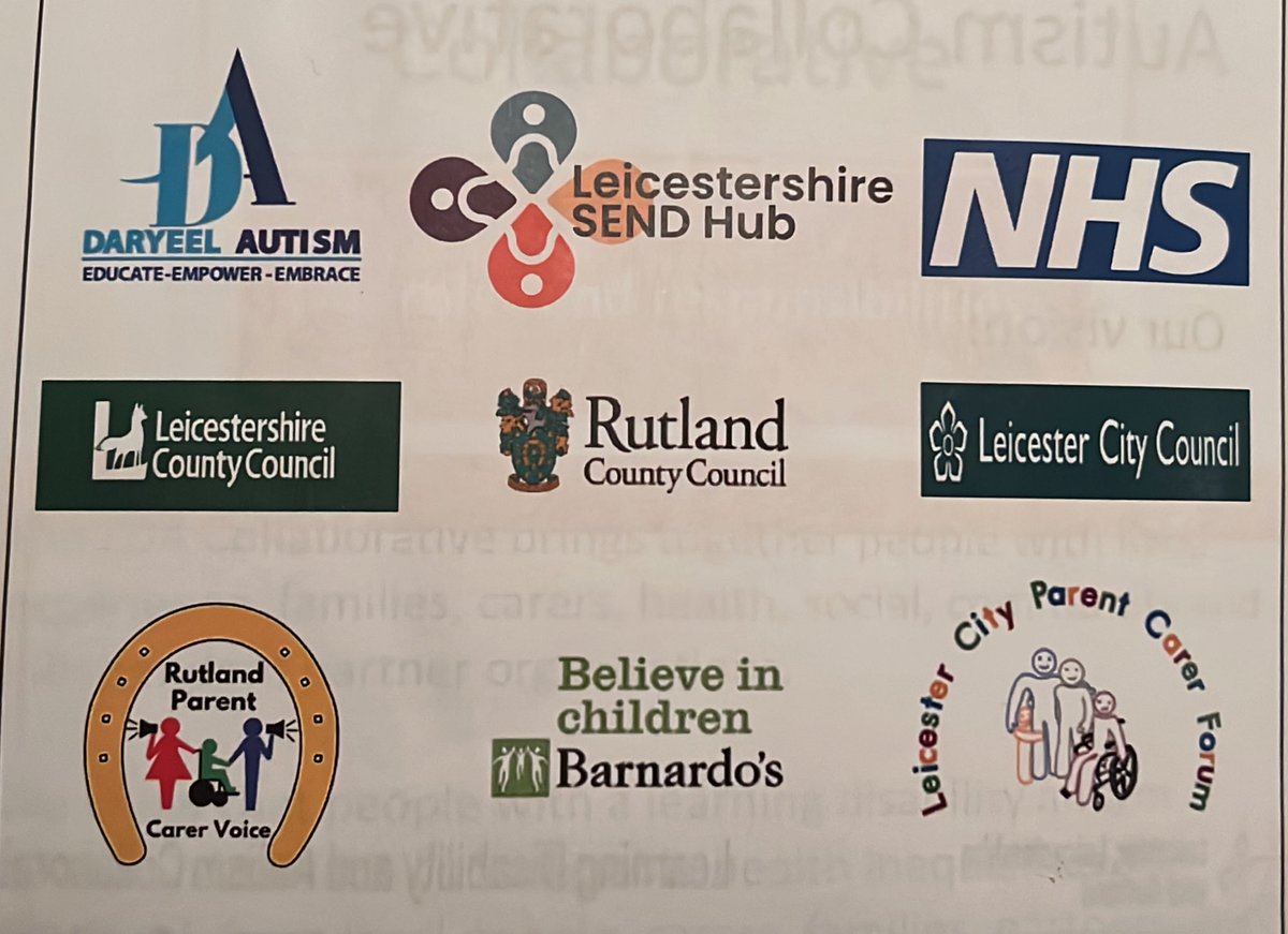 Big week for LLR LDA &amp; SEND: SEND &amp; AP change programme visioning and first Steering Group, progress on the LDA Collaborative’s future leadership structure, and an ND Programme Board. An extraordinary team - social care, health, EBEs, and Parent Carer Forums. <a href="/LPTnhs/">Leicestershire Partnership NHS Trust</a> #LDALLR